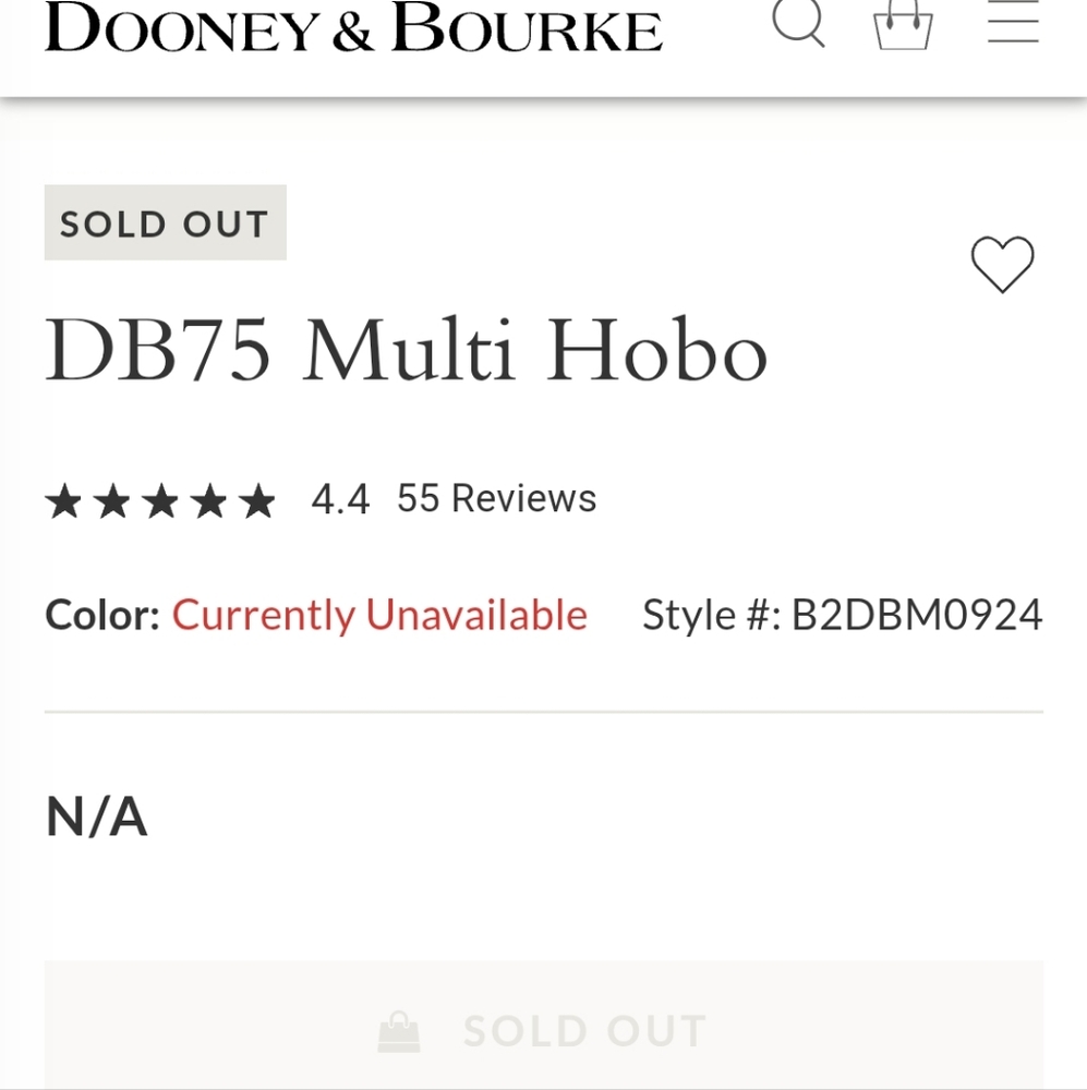 Dooney And Bourke DB75 Multi color Hobo Bag - Picture 5 of 9
